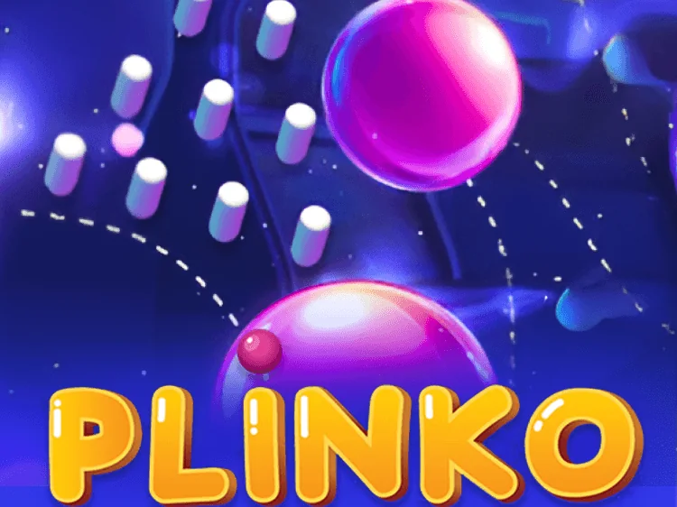 Plinko d'Upgaming, la bille qui descend la pyramide de picots